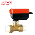 1/2" equal shape A electric PPR Female male thread double union globe valve with low price